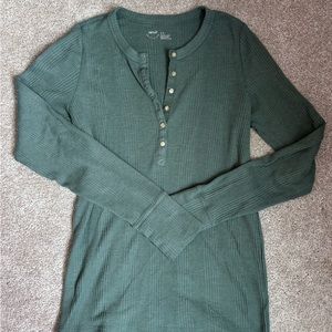 Aerie long sleeve thermal Henley size M